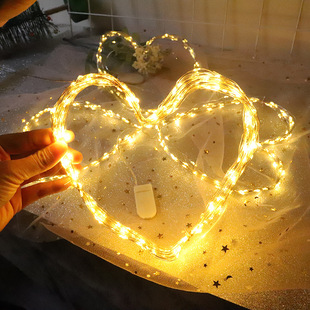 Cross-Border Led String Lights Wholesale USB Copper Wire Lights Indoor Christmas Small Decorative Lights Star Lights Curtain String Lights