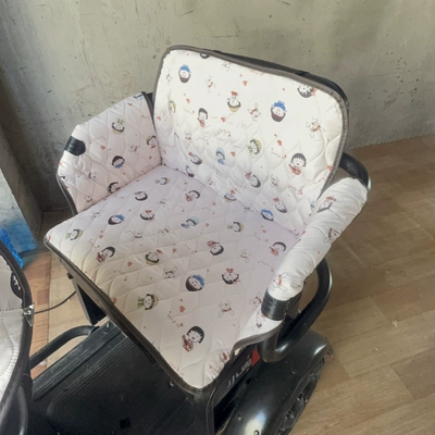 Tricycle Emma Backrest Cushion — Electric car cushion - water-resistant-kids-long-sleeved-shirt-60cm-length-40cm-width-light-pink