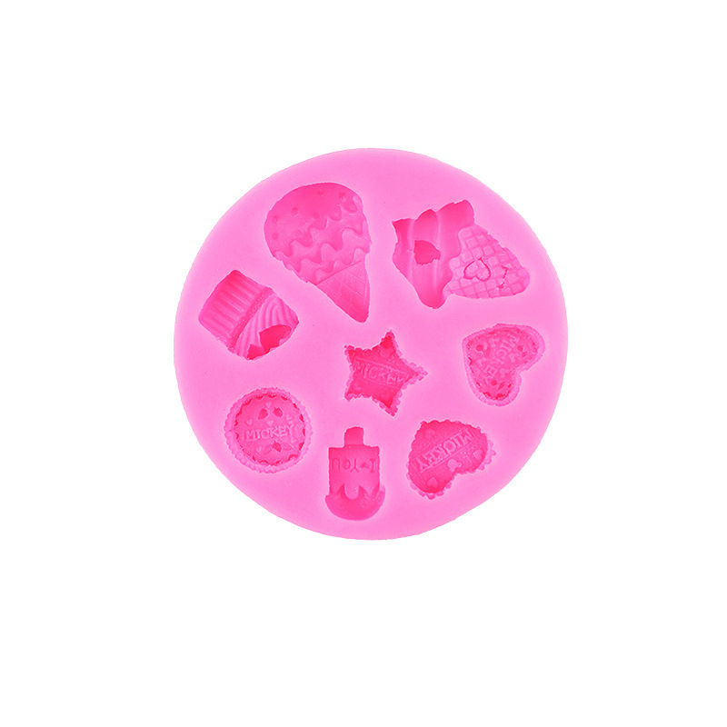 Ángel sirena comida y juego pastel año tras año bebé troyano decorativo pastel de hornear molde de silicona líquida