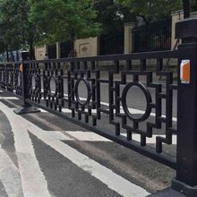 創意新中式道路隔離欄花式文化鐵藝市政護欄城市港式裝飾中央圍欄