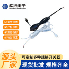 led补光灯开关线5v电源线501开关线控制按钮线USB转dc35135电源线