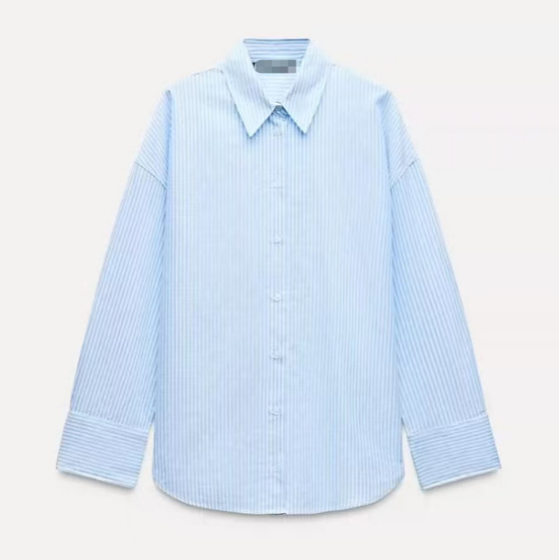 Taop&Za High-Quality Spring and Summer New Women's Fashion Blended Oxford Long-Sleeved Lapel Casual Shirt 8741049 Taop&Za High-Quality Spring and Summer New Women's Fashion Blended Oxford Long-Sleeved Lapel Casual Shirt 8741049