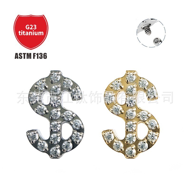 Labret stud lip piercing jewelry styling detail