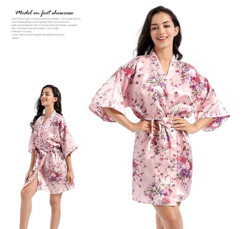 Daily Women's Elegant Lady Flower Imitated Silk Polyester Pajama Sets display picture 4