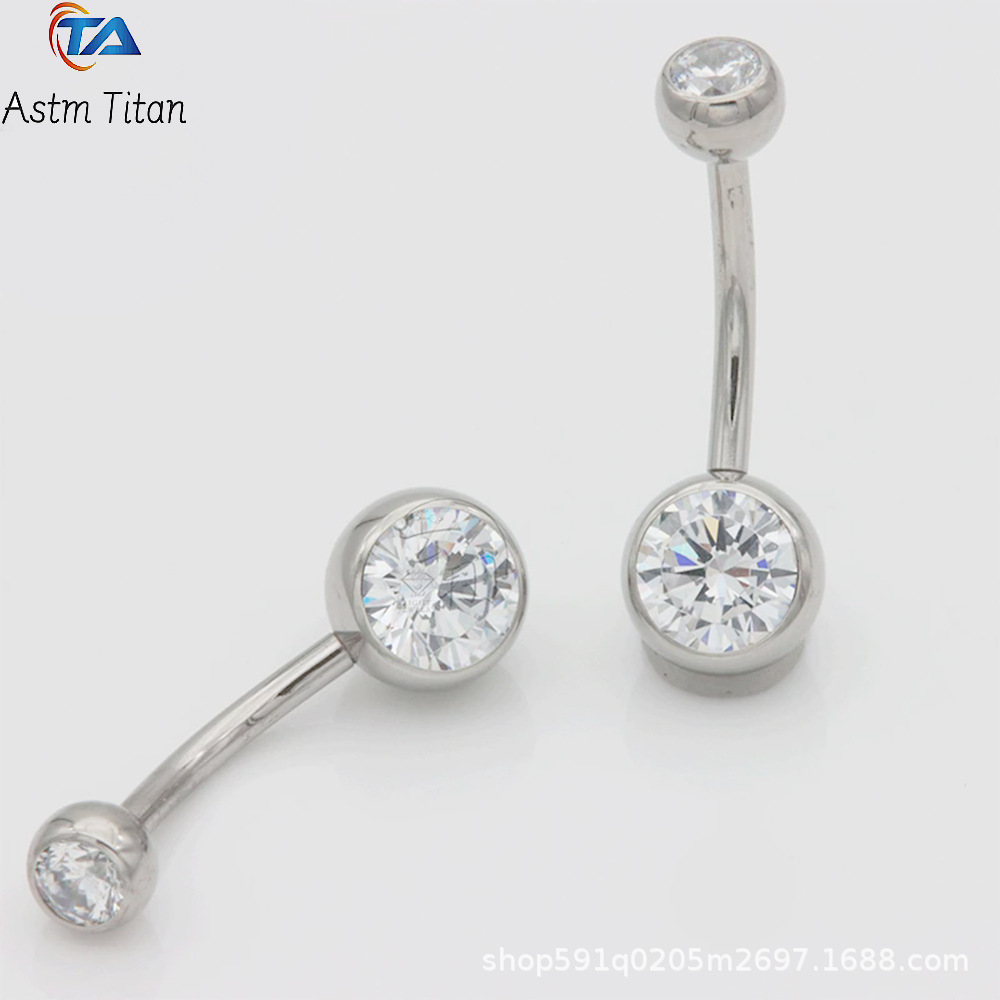 Pointed titanium steel lip stud product view