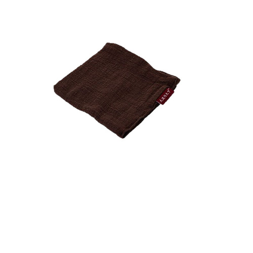 High-end Japanese-style cotton and linen absorbent thick tea towels Zen art tea tablecloth rag simple solid color tea mat large size teapot cloth