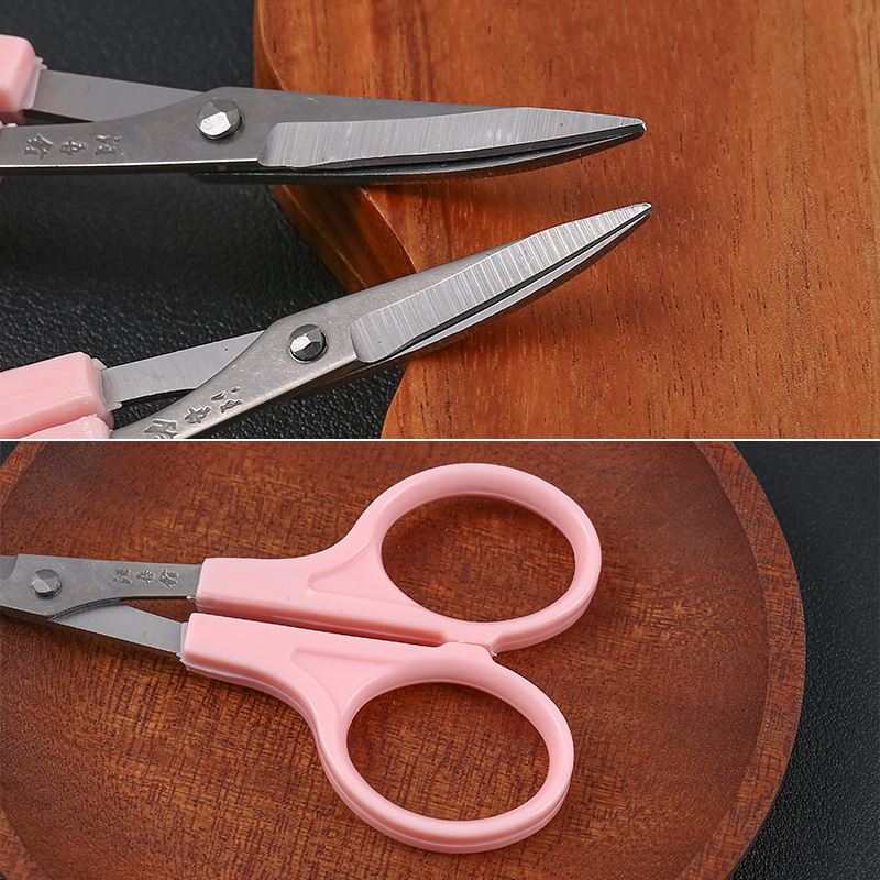4.5inch Wang Wuquan チップ付きテーラーはさみ、ステンレス製エルボ刺繍はさみ、縫製用小型はさみ、チップ付きはさみ|undefined