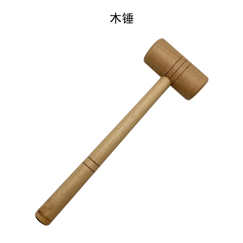 木锤实木锤子锤头 K金铂金黄金整形矫正修复不留痕迹可换头木工锤