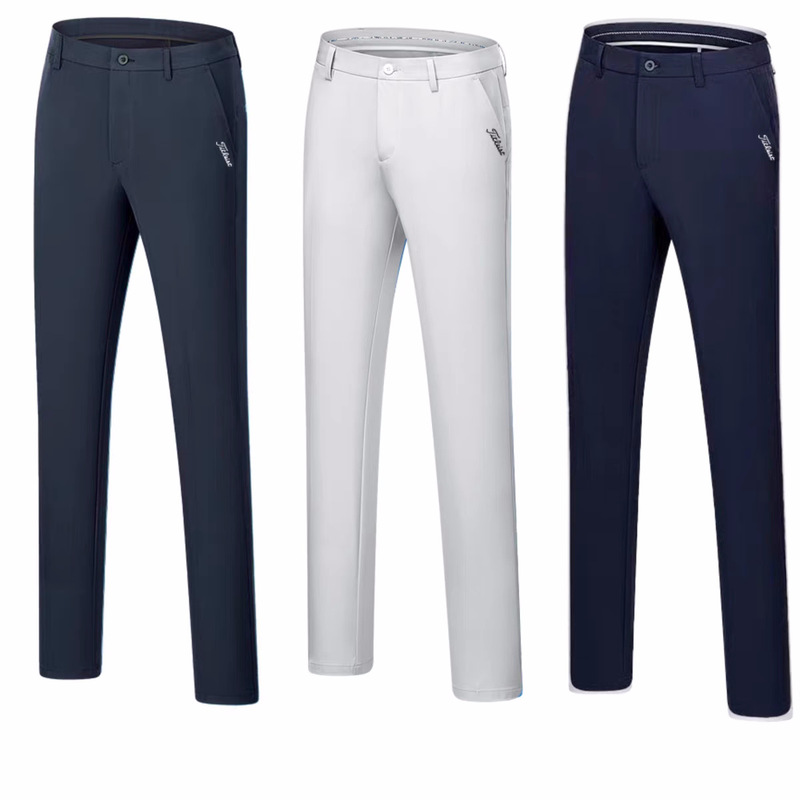 Summer Golf Trousers Men's Slim-fit Pants Men's Golf Men's Ball Pants Ice Silk Pants Sports Pants Men's Pants Thin