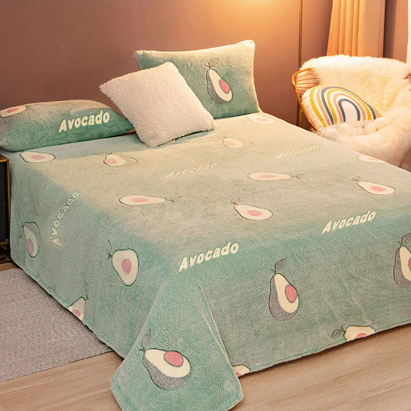 Siesta blanket Small blanket quilt thickening Office Coral Carpet Make the bed Single dormitory baby blanket