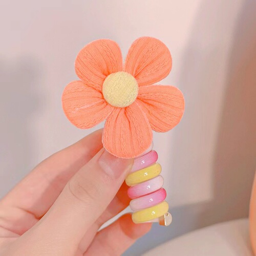 Creative braided phone cord hair tie for women, high elastic high ponytail head rope, simple and non-harmful hair tie, rubber band hair rope
