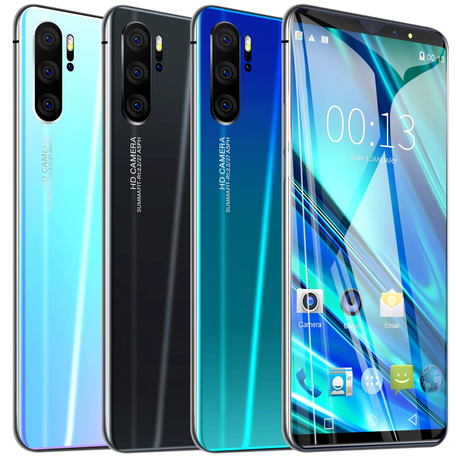 Поставки через кроссборсовую экспортную торговлю на Shopee, смартфон P41 Pro Android 6.1 с большим экраном, завод 1+8