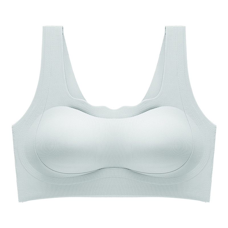 Levante ropa interior sin marcas de mujer copa fija sujetador pequeño pecho anti-caída sin anillo de acero colapso senos para dormir chaleco de belleza