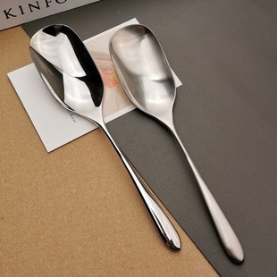 Thickened material 18/10 not Steel public spoon serving spoon Western spoon integrated dining table 304 serving spoon