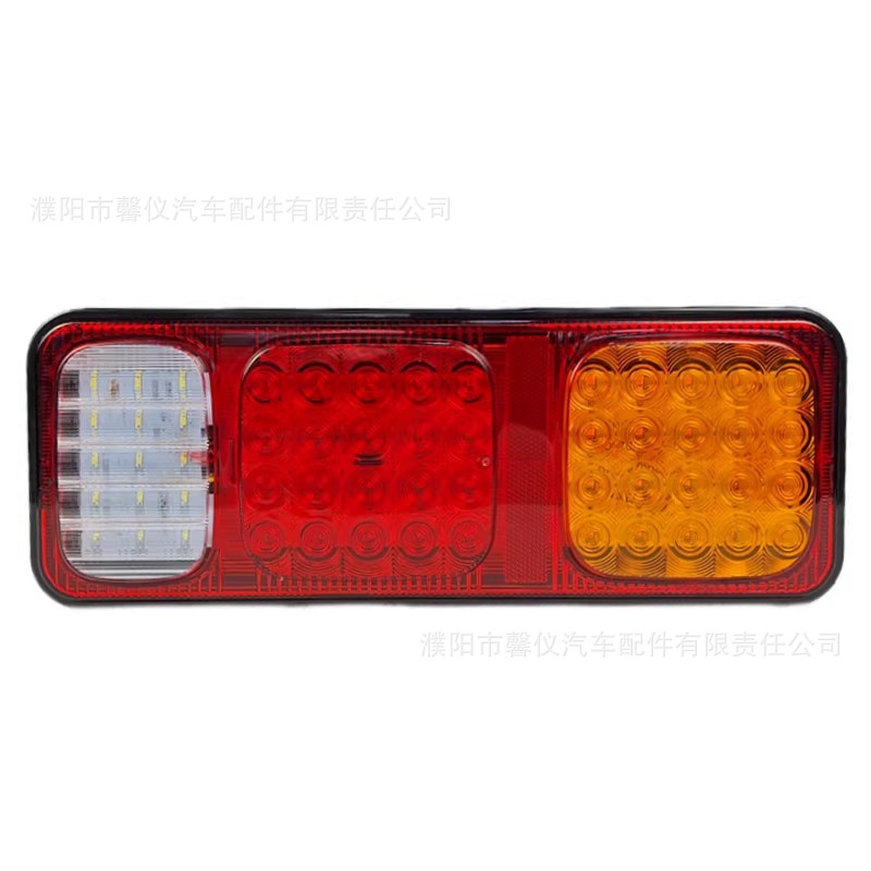 Powerful Led Tail Light 24V Super Bright Waterproof for Jiefang Trucks and Semi-Trailers Electronic Rear Tail Light Brake Light