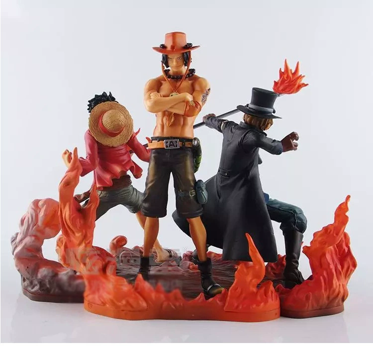 One Piece DXF устанавливает три ручные сцены Essaab Luffy