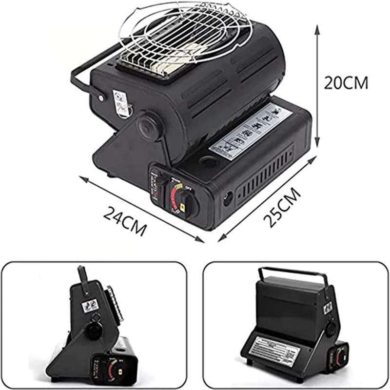 Al aire libre interior portátil de doble uso calentador coche pesca camping gas calentador gas