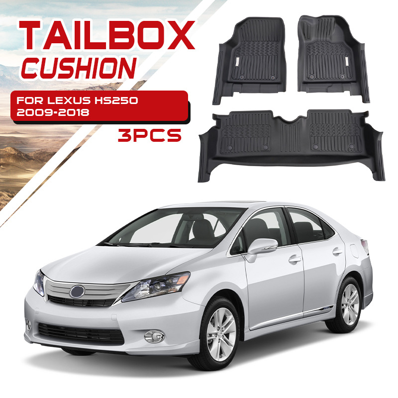 TXR Adecuado para Lexus HS250 Alfombrilla especial para el piso del automóvil Alfombrilla para pies de tpe For Hs250 Floor Mats