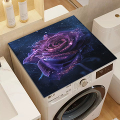 現代シンプル洗濯機マット防塵カバー冷蔵庫カバーマット日焼け止め珪藻泥吸水マット