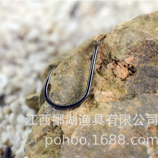 Beili isini tiene caja colgante de púas Beili anzuelo 100 piezas de acero de alto carbono negro pit Flying Fish Luya mango largo tira delgada