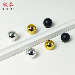 金色塑料圓球拉手簡約櫥櫃衣櫃櫃門把手黑色抽屜家具櫃門小圓拉手