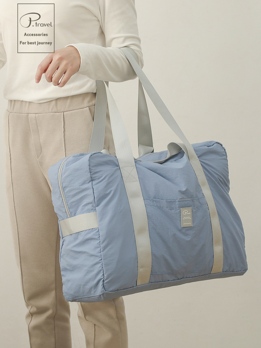 短距離出張旅行バッグ折り畳みバッグ大容量荷物袋折り畳み可能収納バッグ荷物袋タイロッドバッグ