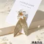 复古欧美金属钛合金胸花