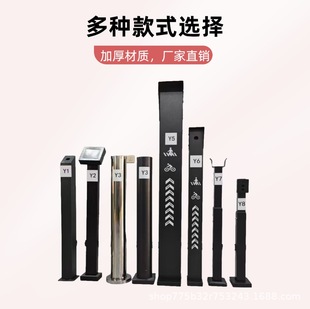Access control column door switch button outdoor access control column card reading face recognition bracket residential shopping mall automatic