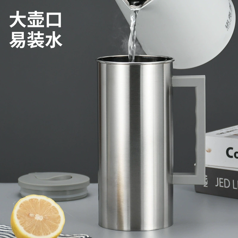 Thermos stainless steel, pen, capacious teapot for home use, increased thickness, stainless steel AISI 304