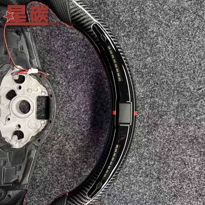 Steering wheel Gti Carbon Fiber Led Style