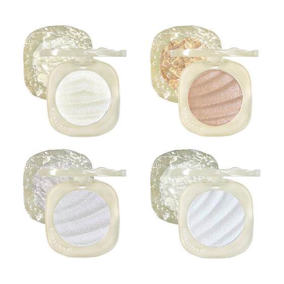kakashow Broken Flash High Gloss Powder Monochrome Mashed Potato Fixation Plate Delicate Pearlescent Mashed Potato Brightening Natural Naked Makeup