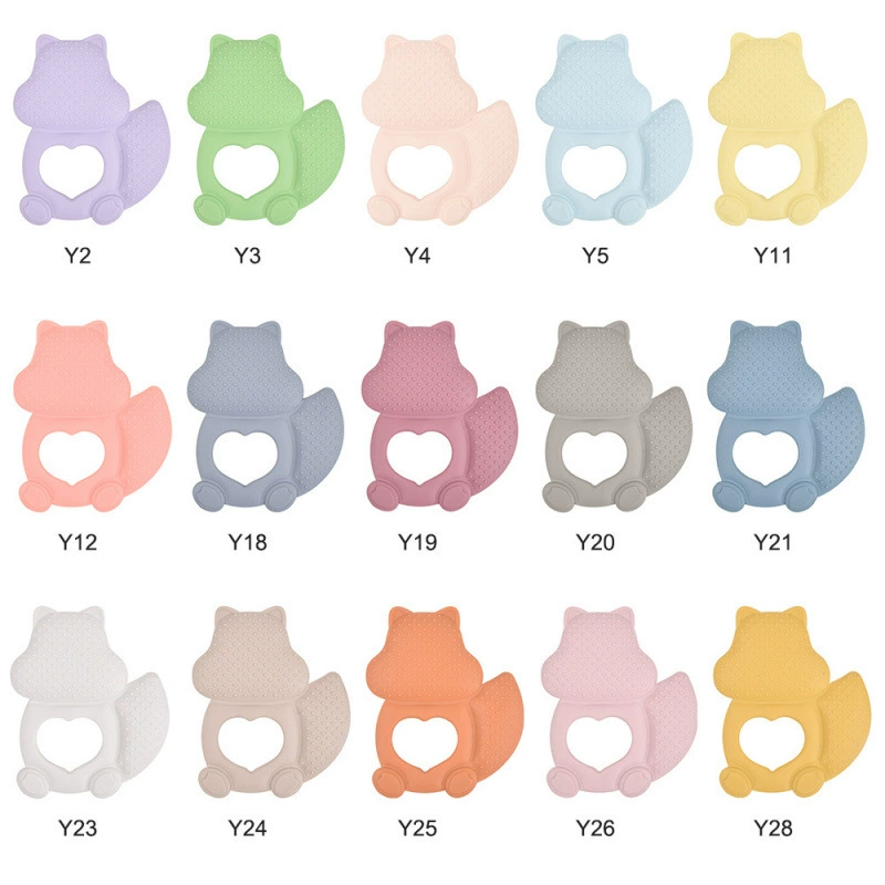 Children's teether with animals, chewy food silicone, wholesale
