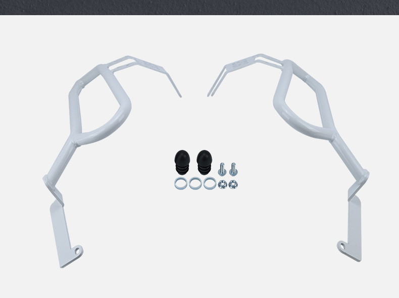 Suitable for Light-Duty Suzuki Us125 Motorcycle Bumper Anti-Fall Guard Bar Electroplated Front and Rear Guard Bar Rack Modification Parts