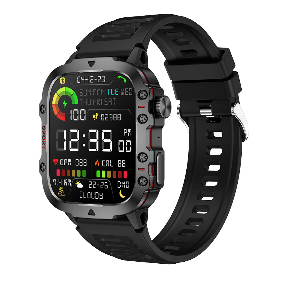 Smart Watch With Bluetooth Calling And Health Tracking Features_voghion.com