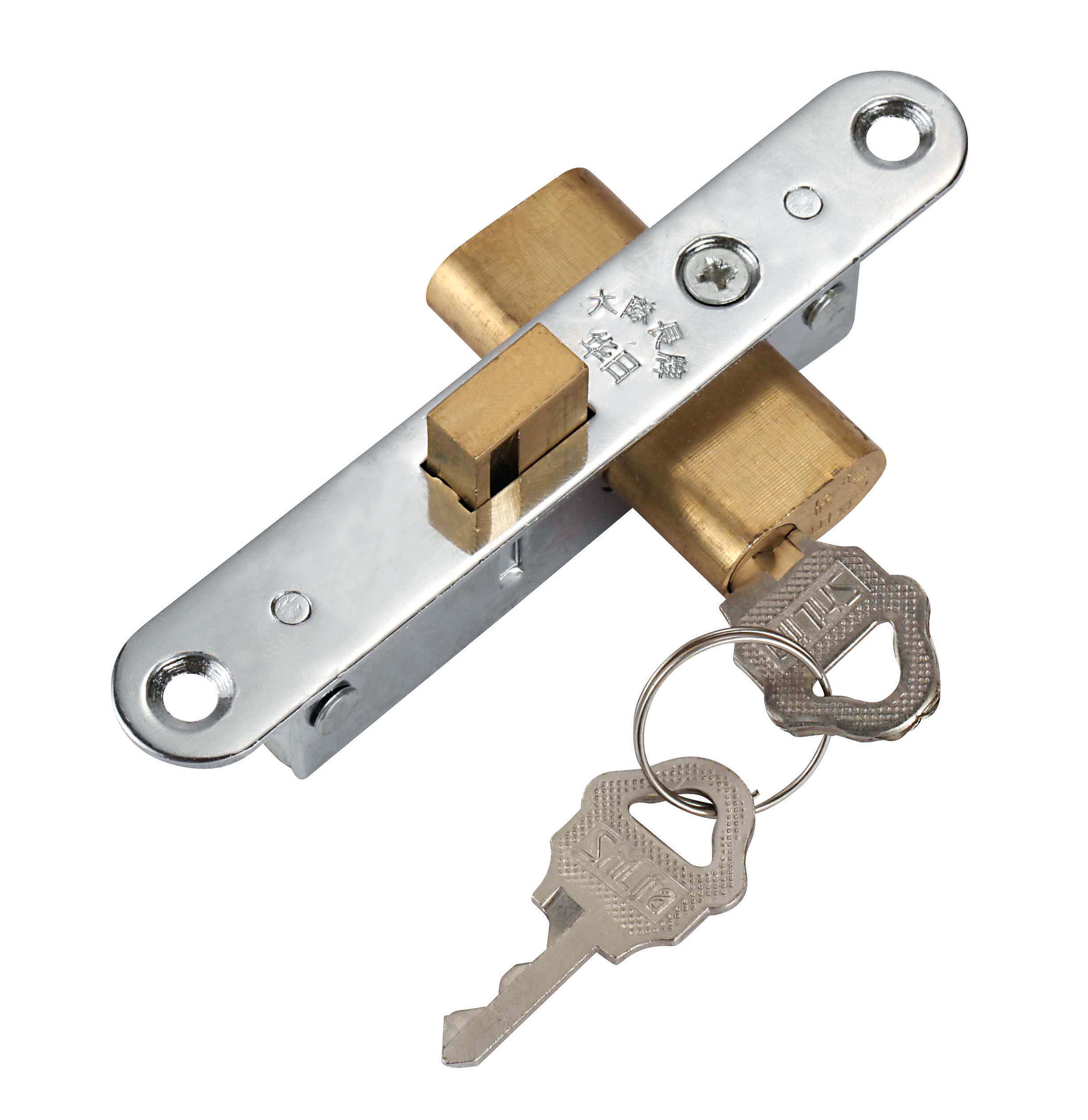 Capitán xiaohuari 554 aleación de aluminio cerradura de la puerta enmarcado cerradura de la puerta de vidrio enmarcado perfil deslizante cerradura piso primavera