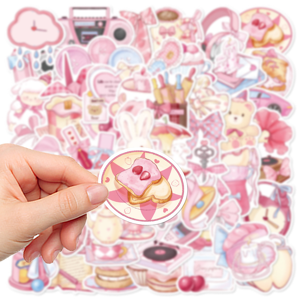35g Weight Stickers Stationery Type 1 Set Quantity School, Graduation Occasion PVC self-adhesive Material Animal, Cartoon Pattern Cute Style 1 Set Animal Cartoon School Graduation PVC Self-adhesive Cute Stickers 4