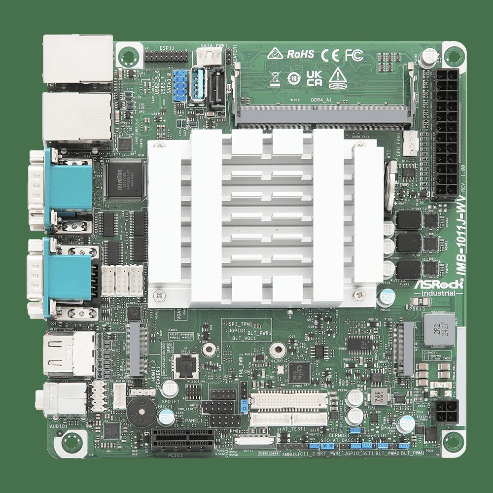 华擎Mini ITX  IMB-1011J-WV工控机工业主板Arrow Lake-N  N97