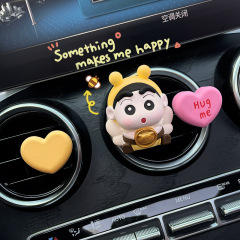Bee Xiaoxin かわいいカーエアコン吹き出し口装飾車のアロマセラピー車のインテリアアクセサリーディフューザーストーンガールギフト