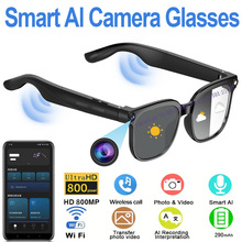 智能眼镜800W拍照录像同声传译蓝牙通话ai智能眼镜 Smart glasses