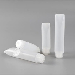 30ml PE soft tube flip-top bottle, 50ml lotion squeeze-dosing bottle, cosmetic skincare face wash dosing bottle