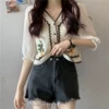 Coffee, with short sleeve