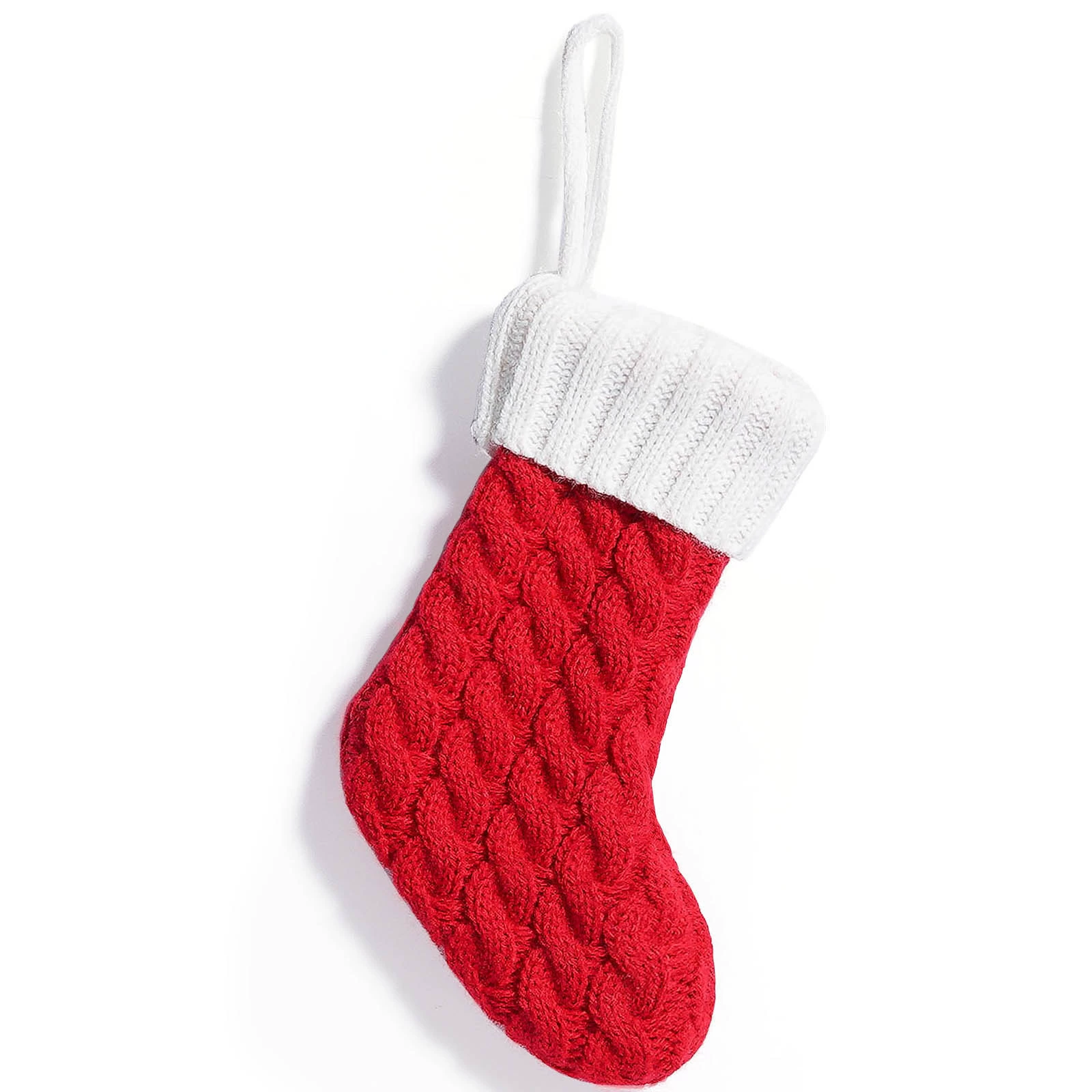 Рождественские трикотажные носки