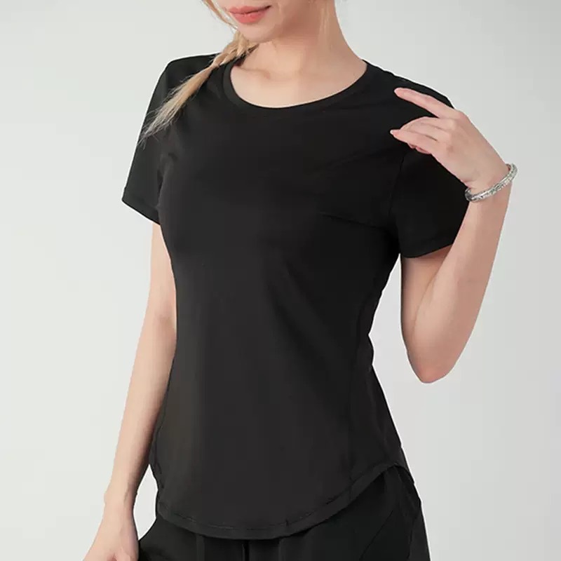 Yoga Clothing Short-sleeved Women's Loose Breathable Mesh Quick-drying Sports Top Professional Fashion Training Fitness T-shirt Blouse
