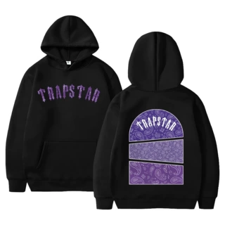 潮街卫衣跨境欧货重工韩版 trapstar英文宽松慵懒休闲卫衣1216