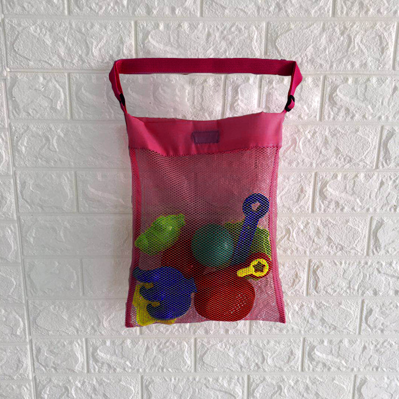 Fábrica al por mayor de múltiples capas de los niños bolsa de almacenamiento de juguete plegable bolsa de almacenamiento portátil bolsa de arena herramienta de excavación bolsa de red