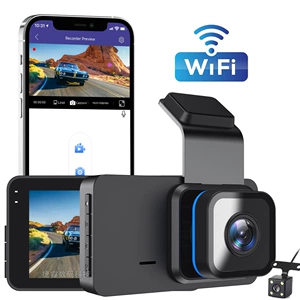 Car HD 3 inch driving recorder wifi dual lens front and rear dual recording dash cam auto supplies wholesale
