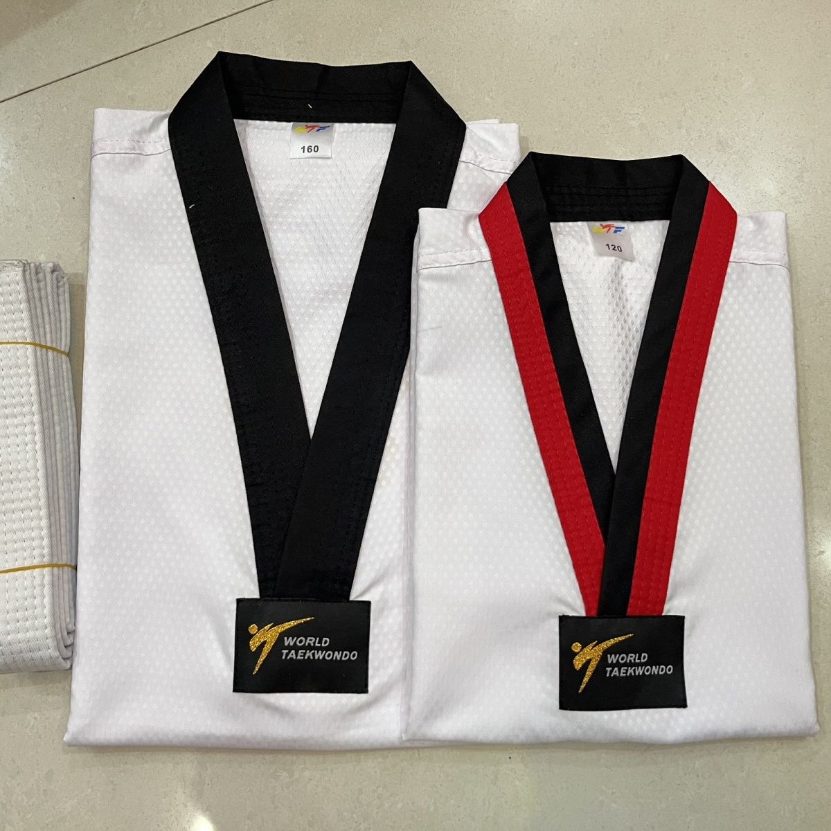 Taekwondo Soft Competitive Uniforms for Children and Adults Training Uniforms for Men and Women Full Set of Breathable Uniforms Long-Sleeved College Students