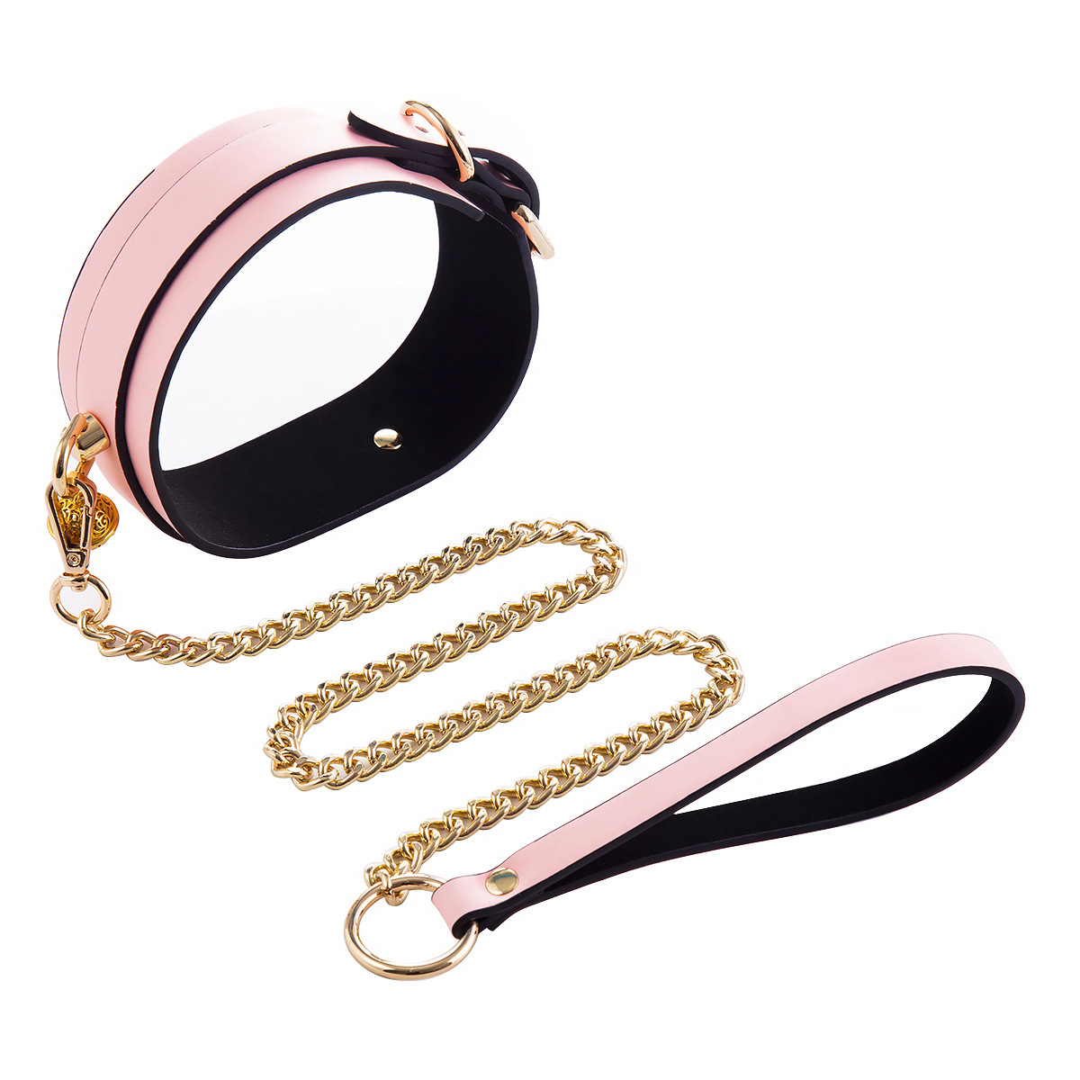Suministro directo de fábrica smsex juguetes cuero cuello cubierta collar luminoso hombres y mujeres perro cadena juguete perro collar