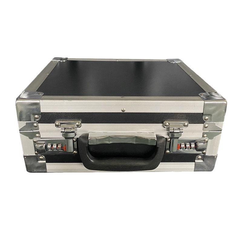 Caja de herramientas de aleación de aluminio portátil caja de almacenamiento de metal caja de instrumentos caja de almacenamiento de pantalla de equipo fabricantes pueden ordenar
