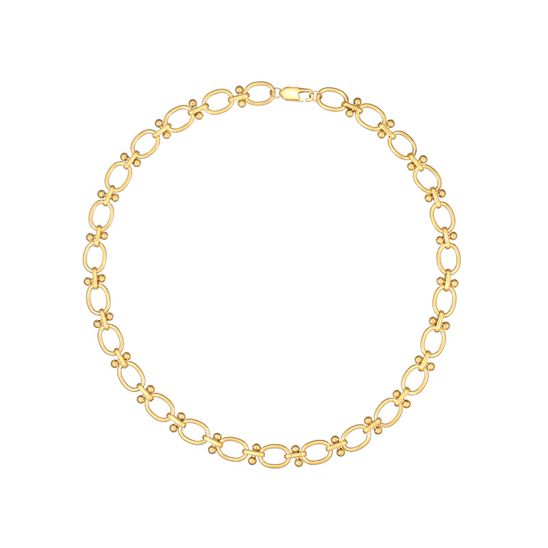 20g Weight Gold Plated Plating Material Bracelets Classification Stainless Steel Chain Material 1 Piece Quantity Simple Style Solid Color Stainless Steel Gold Plated Bracelets In Bulk